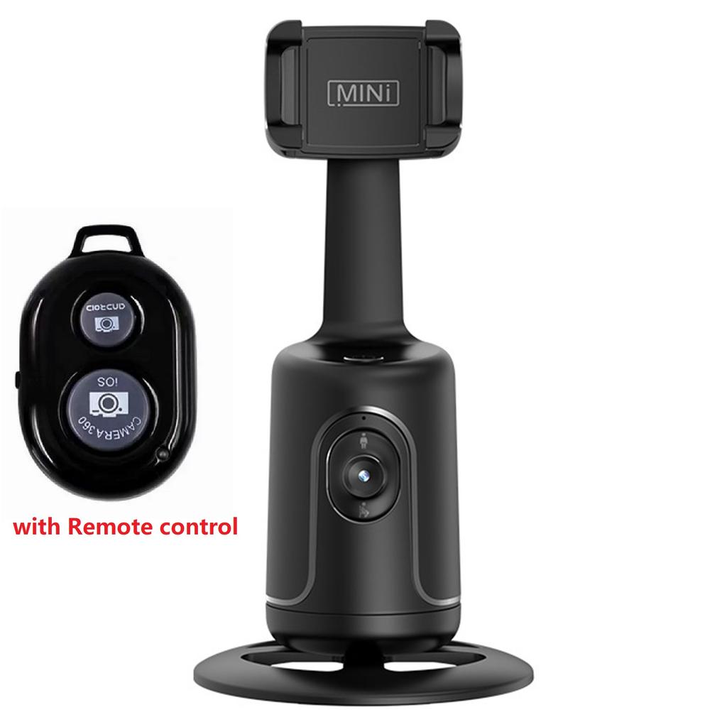P01 Smart 360° Auto Tracking Shooting Gimbal Selfie AI Camera Recognition Body Face Follow Live Shoot Phone Stand for Vlog Video