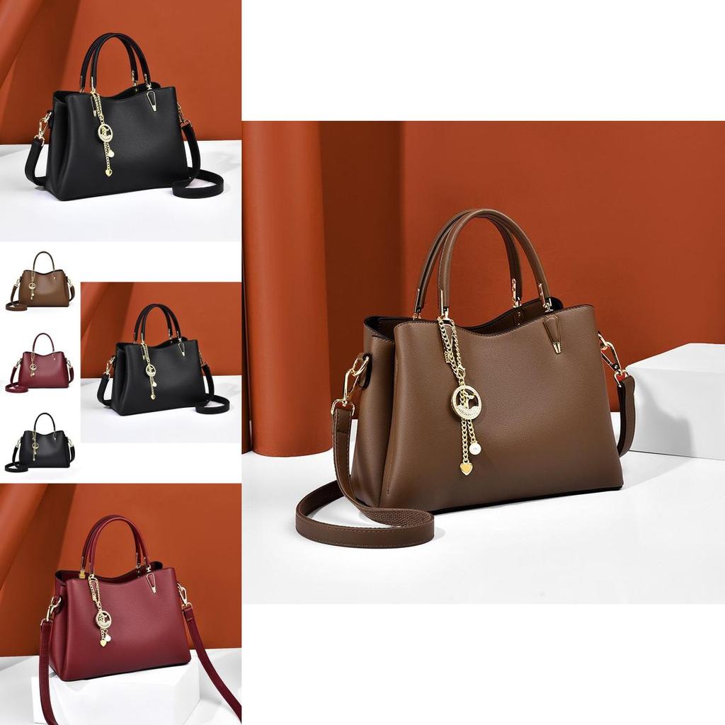 Stylish Large Capacity Women's Tote Bag 2024 Trendy Soft Pu Leather Commuter Handbag