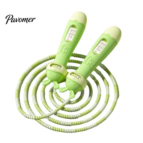 Exercise Skipping Rope Jump with Counter Length Adjustable Tangle-free Ergonomic Digital Display Handle Workout Fitness Equipment for Kids Children