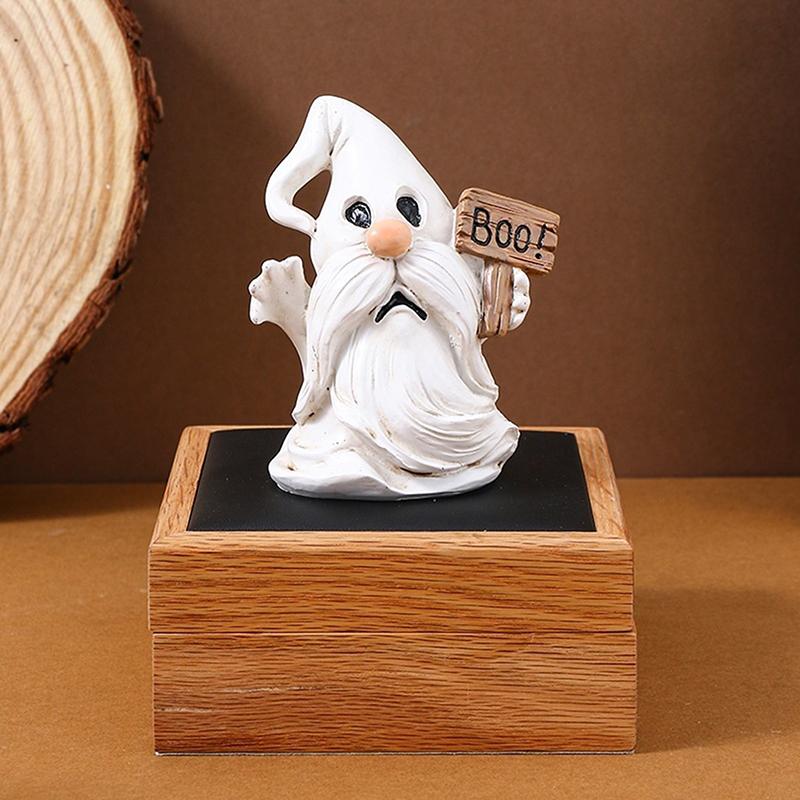 New Halloween Cute Ghost Dwarf Creative Party Decoration Courtyard Resin Crafts Ornaments Home Party Decoration Supplies