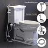 Handheld Bidet Spray Stainless Steel Sprayer Kit with 3-way valve(G1/2 "-3/8") Used for Toilet Cleaning and Personal Hygiene