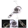 Key Ring Clips Anti-Lost Badge Holder Retractable Lanyards Pull Buckle Telescopic Pull Buckle