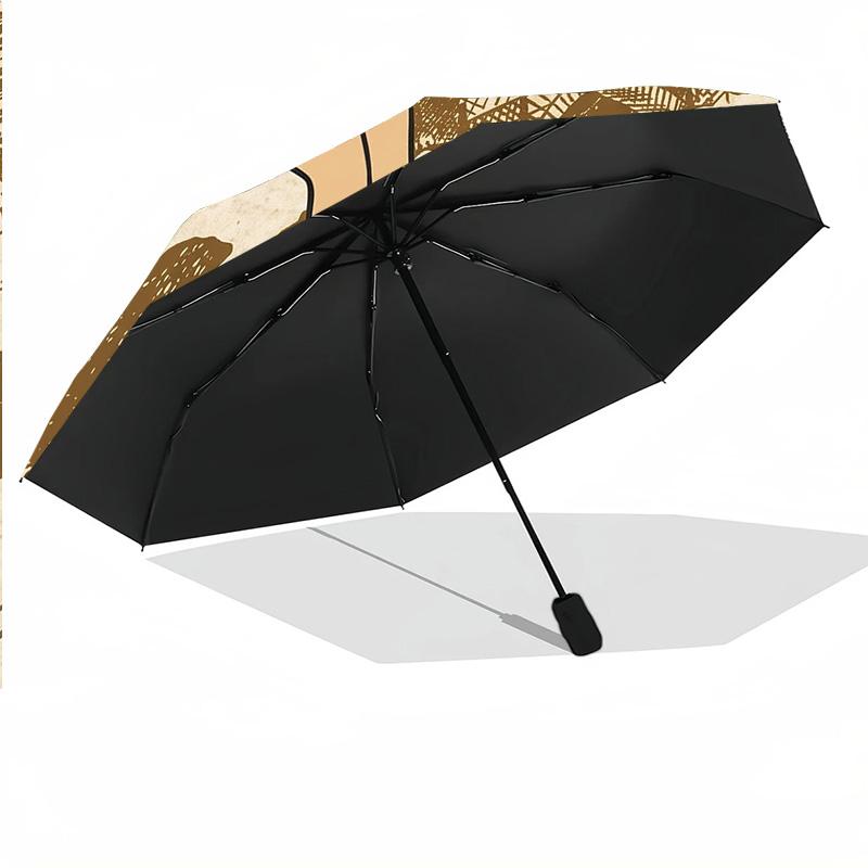 Custom Text Automatic 8 Bone Umbrella, Portable Sun Rain Protection UmbrellaBetty Boop