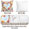 1/4Pcs Color Heart Floral Pattern Cushions Pillowcase Polyester Cushion Cover Throw Pillow Pillowcover Home Car Sofa Decor