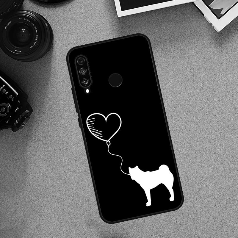 Animal Cute Dog Akita For Huawei Nova 9 10 SE 8i 12i 11i 12s Y73 Y72 Y61 Y91 Y90 Y70 Y60 P30 P40 Lite P60 Pro Case
