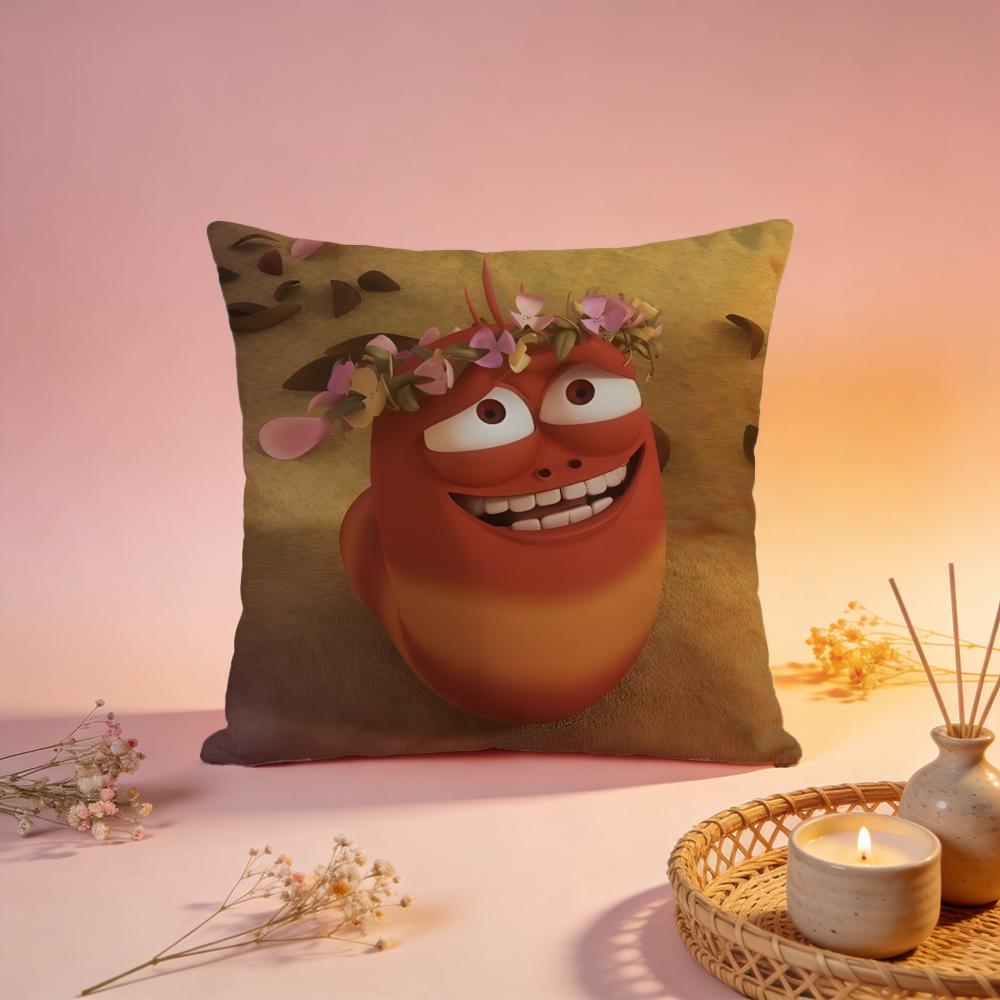 Popular LLarvaead Cushion Cover Comfortable Durable Pillow Cover MultiScene for Home Office Car Sofa