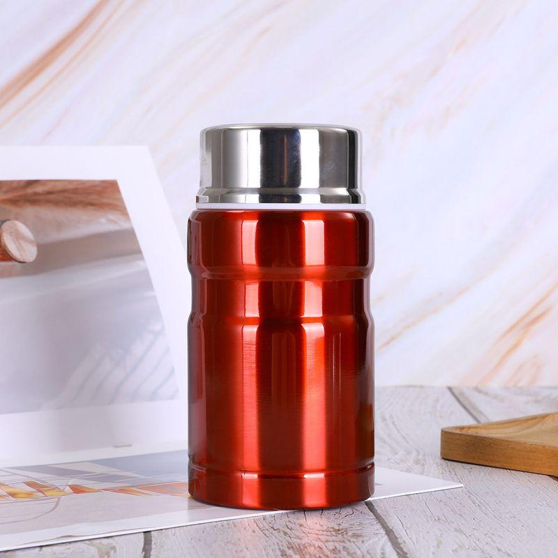 Direct Supply 304 Stainless Steel Braised Cup Large Capacity Vacuum Cup Portable Student Office Worker Insulated Lunch Box