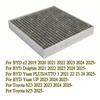 Car Cabin Air Filter For BYD Yuan PLUS/ATTO 3 2021-/Yuan UP 2023-/e2 2019-/Dolphin 2021- Toyota bZ3 2022- bZ5 2025- 88899-03020