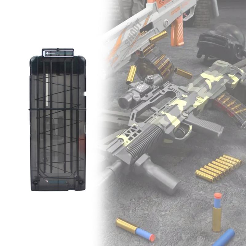 Bullet Magazine Soft Soft Gun 12 Rounds Compatible Heat Fire Toy Gun Adults Kids