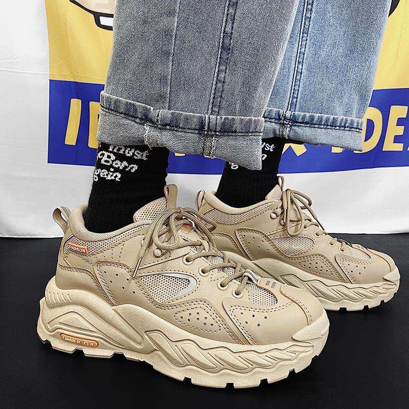 2024 Fashion Sneakers Men White Shoes Platform Trend Casual Comfortable Black Shoes Mens Chunky Sneaker Designer Free Shipping