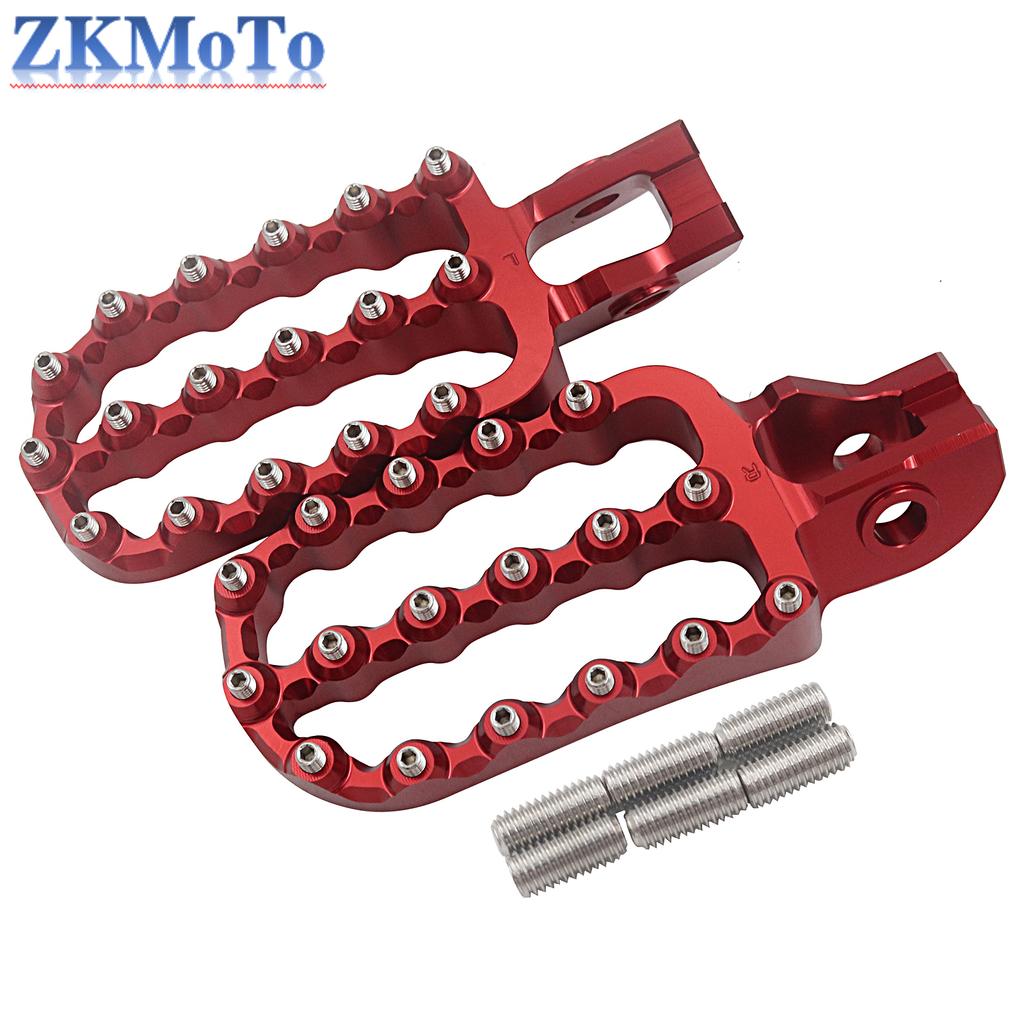 Motorcycle Wide Foot Pegs Footrest Enlarged For KTM EXC300 EXC EXCF XC XCF SX SXF125 200 250 300 350 400 450 500 2017-2022 2023