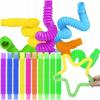 Montessori Sensory Tubes Pop Tube Set 10 XL Tubes For A Gift