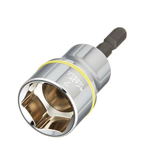 Vessel SA202170 Socket Semi-Long, Opposite Side 0.8 x 2.8 inches (21 x 70 mm), Hexagonal