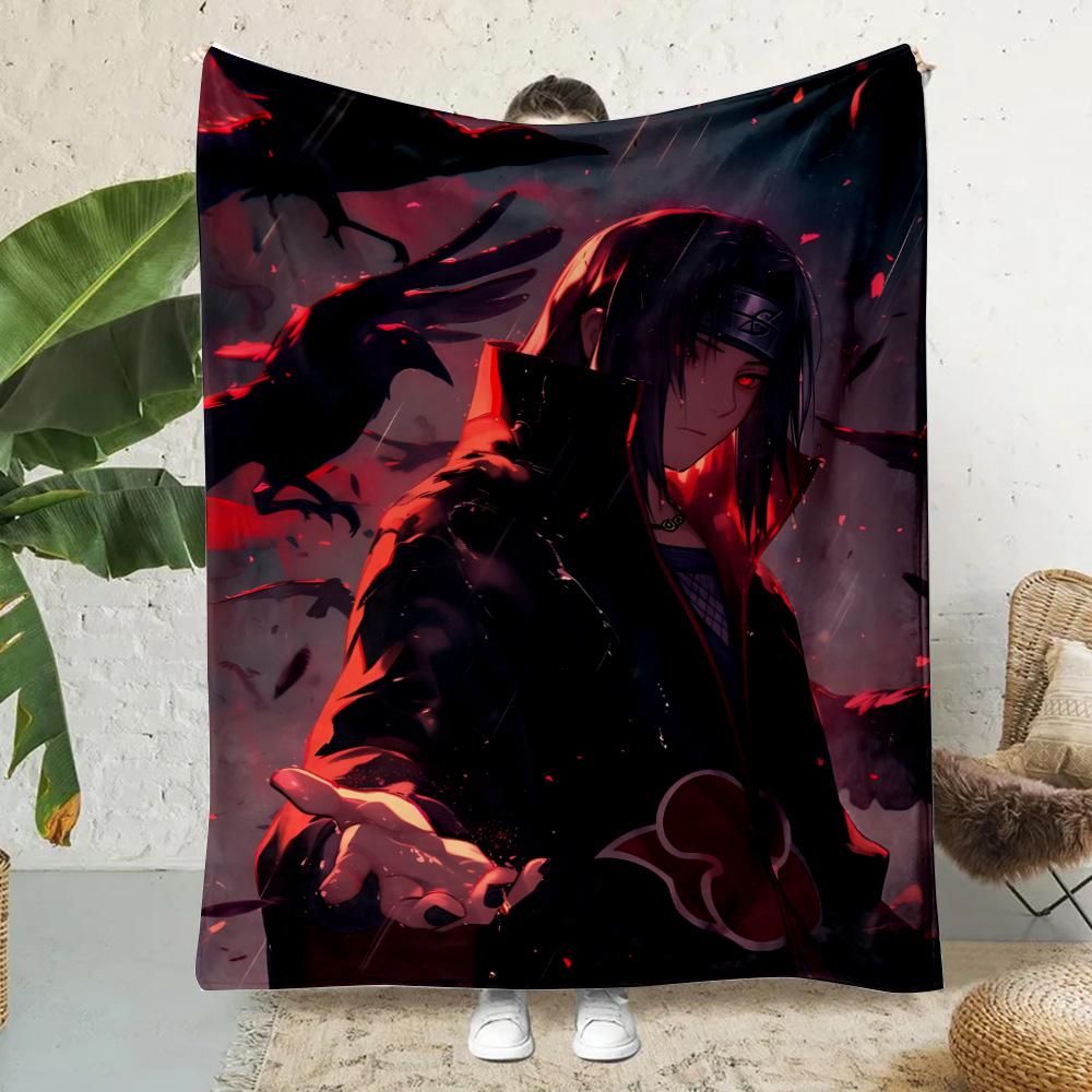 

Горячее аниме Наруто Итачи Акацуки Печатное одеяло Одеяла для пикника Теплое одеяло Мягкое и удобное одеяло Для дома Путешествия День рождения 80x60in