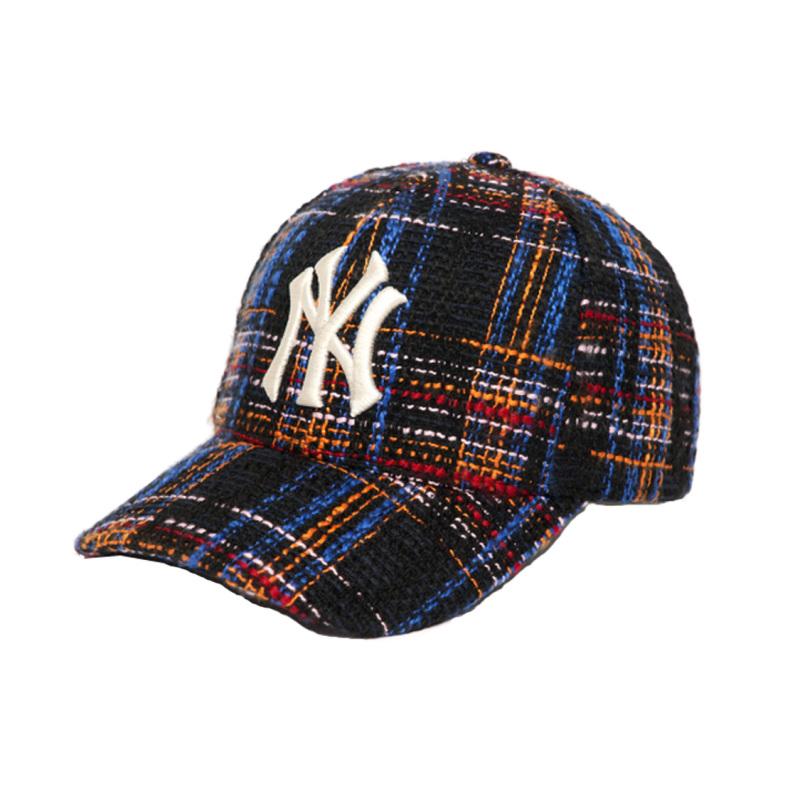 MLB Polyester Baseball Caps Unisex Black Fashion 3ACPFT016-50BKS