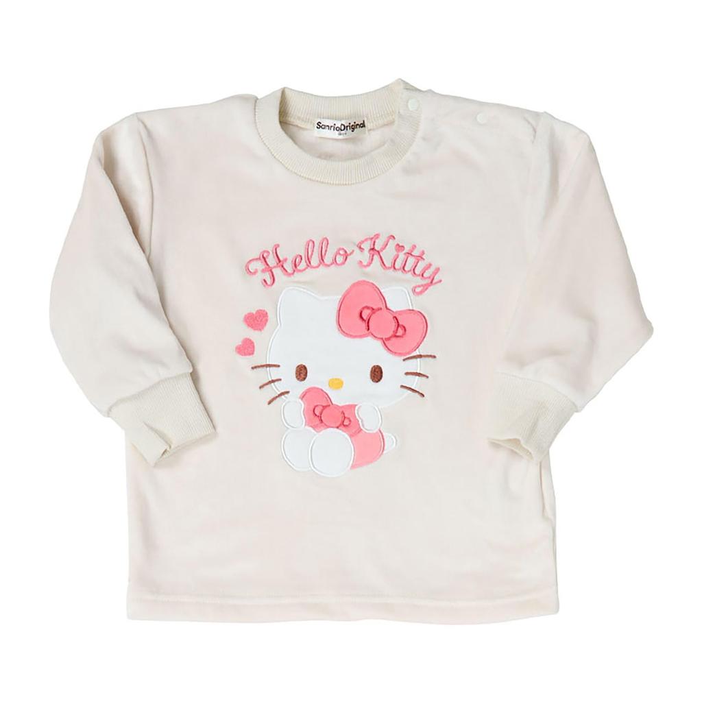 Sanrio Fleece Hello Name Space on 268640 Kids' Pajamas, Kitty, 90cm, Tag,