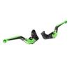 1 Pair Folding Clutch Brake Lever Aluminum Alloy 6 Level Adjustable Brake Handle Lever For Kawasaki Z1000 2007-2016