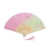 Folding Japanese for Festivals and Fireworks Japanese Beautiful Blossom [DERAYEE] Fan, Bamboo, Style, Summer, Stylish, Handheld, Displays, Accessory,