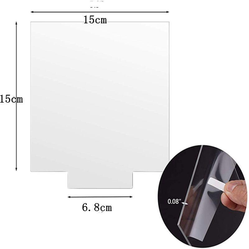 Heart Acrylic Sheet Clear Cast Plexiglass Panel Thick Plastic Glass Board for LED Light Base Signs DIY Display Projects Craft