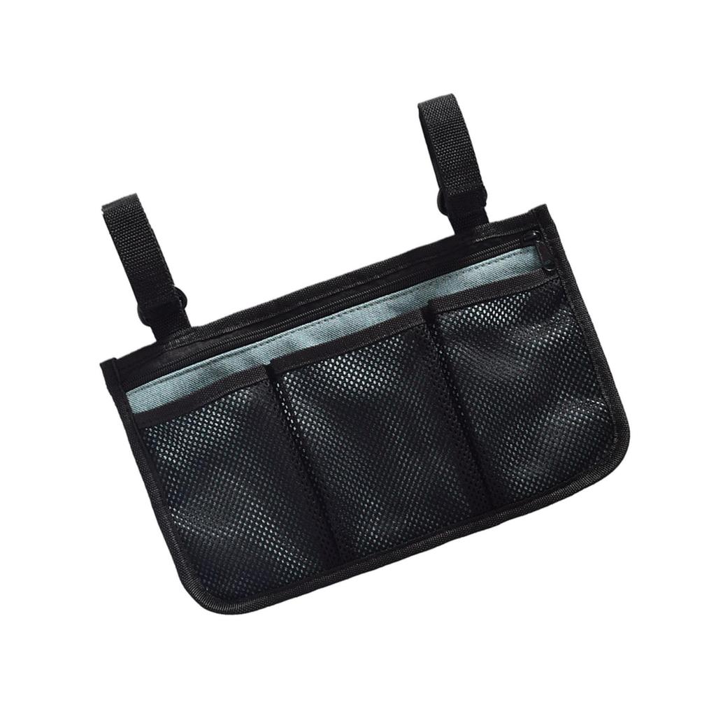 Waterproof Wheelchair Side Armrest Pouch Bag For Cup Pill Box Accessories