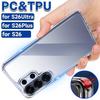 Crystal Clear Transparent TPU Phone Case for Samsung Galaxy S26 S26Plus S26Ultra Soft TPU/Hard PC Protective Cases Accessories