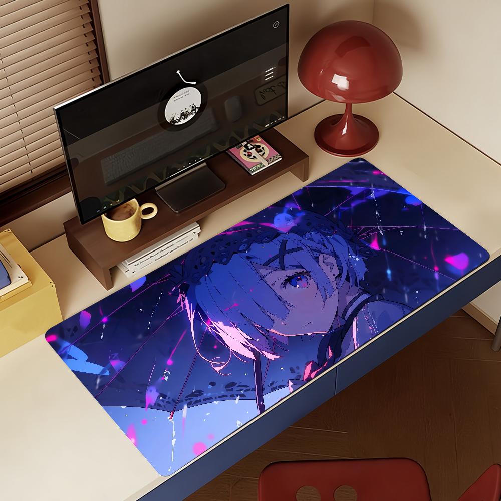 Anime R-Re Zero Rem Kaymaz Kauçuk Oyun Mouse Pad Denge Bilgisayar Matı Dekorasyon Masa Matı Dizüstü Bilgisayar Ofis Büyük