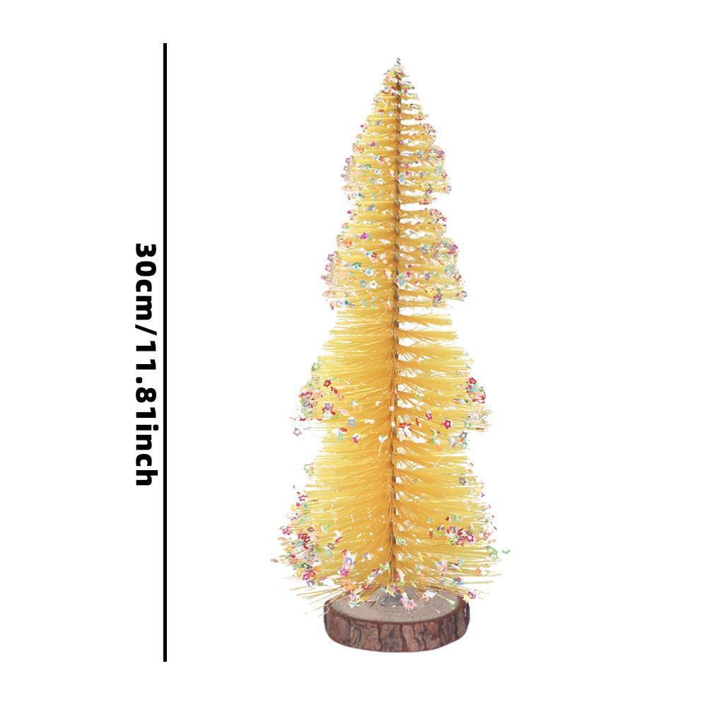 Mini Christmas Elegant Tree Decor Charming Star Shape Design Tabletop Display For Joy Holiday