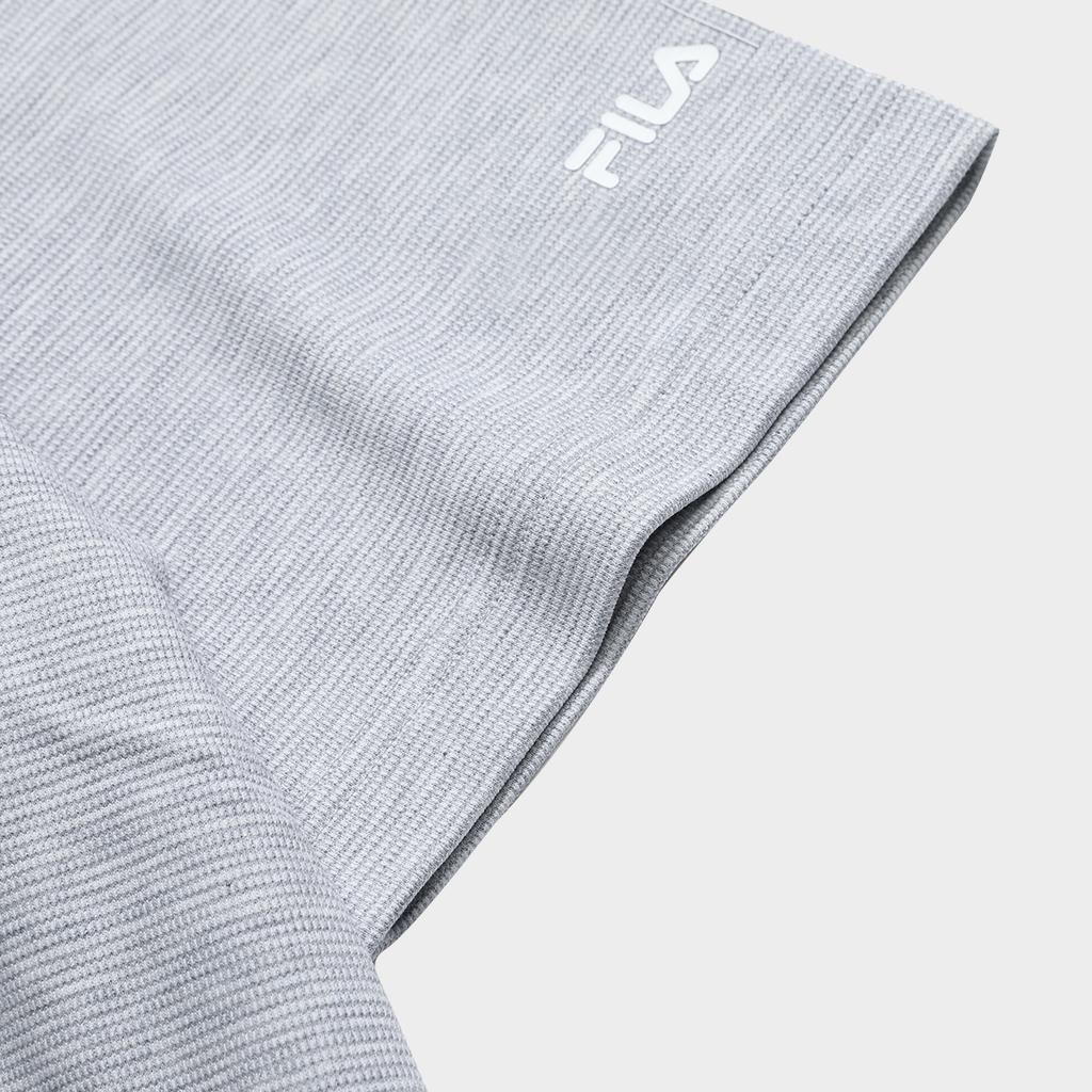 Fila Color Block Logo Print Loose American Vintage Dopamine Short Sleeve T-Shirt Men Tops Dark-Orange F11M329104FOR