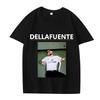 Dellafuente Classic Classic T Shirt 2025 New Men ’s Women Oversized 100% Cotton Short Sleeve Summer Print Graphics Unisex Tops