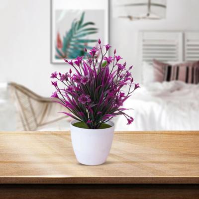 Artificial Flowers Scentless Wear-resistant Home Decor Creative Desk Garden Vivid Plant for Living Room