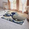 Animal A Koi Floor Mat Eco  Flannel Doormat Non Slip Odorless Indoor Floor Rug Soft Short Plush Home Mat
