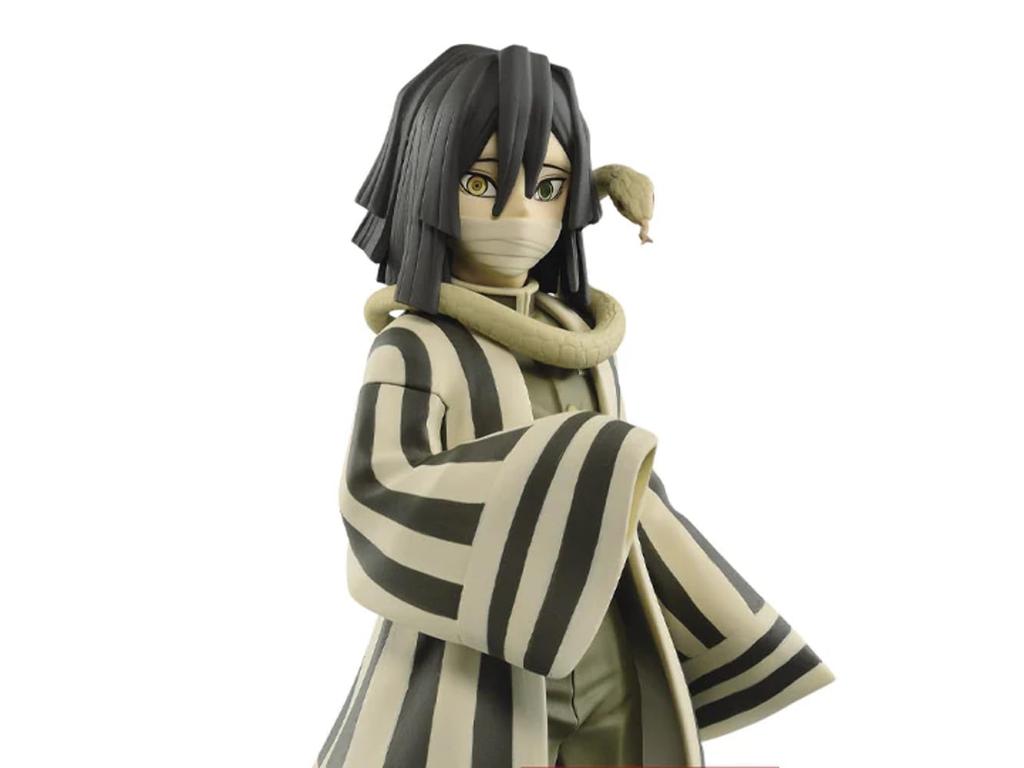 Banpresto Demon Kimetsu No Yaiba Figure Kizuna No Sou Sakuri No Kata Iguro Obanai Sepia Color Slayer Ver.