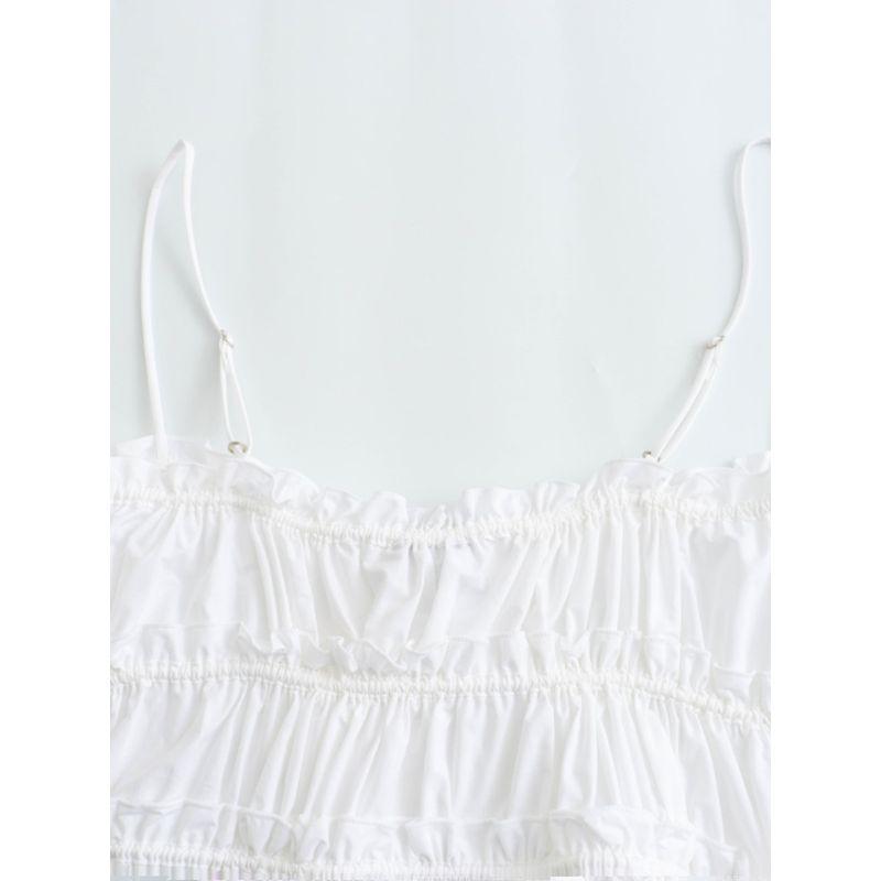 Kaslead Casual Poplin Sling Tops Bows