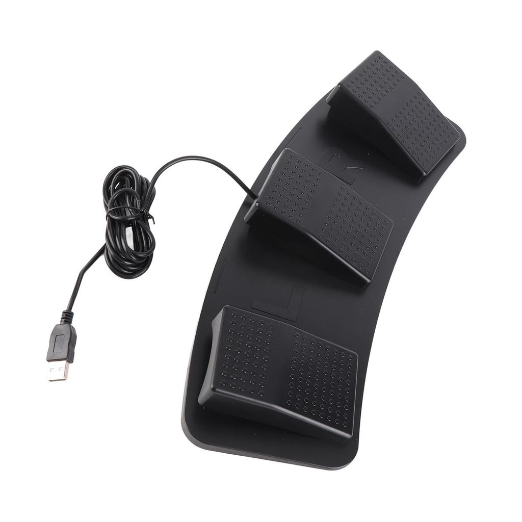Fußschalter mit USB-Schnittstellenkabel 3-Positionen-Elektropedalschalter Computeranschlussteil