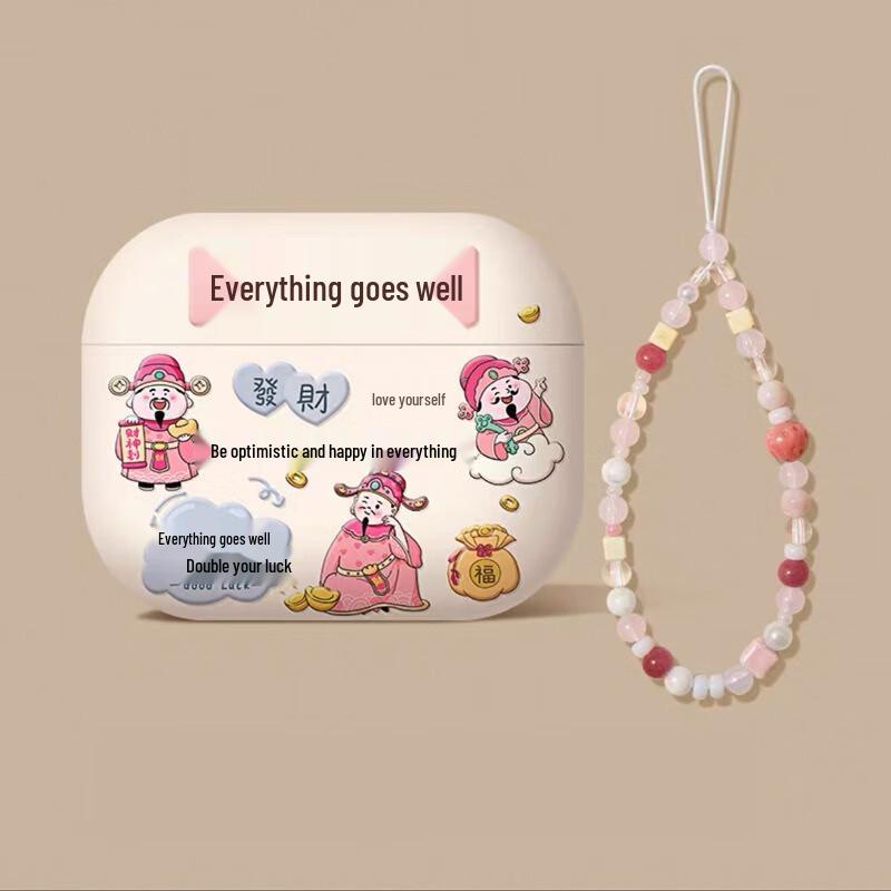 Чехол-ремешок Fumaiide для AirPods Pro 2 Клубника