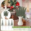 24pcs Simulated Christmas Branches, Simulated Green Plants, Christmas Home Garden Decorations, Christmas Tree Decorations