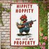 Metal Wall Art Poster, Chicken Kitchen Decor, Rustic Style Gift