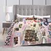Katseye kpop k-pop girl Blanket Soft Fleece Novelty Gift Throw Blankets Bedspreads