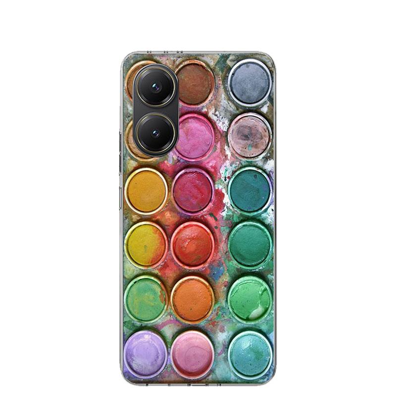 Watercolors Set Paint Palette Painting Box Case Phone Cover for Xiaomi Poco X3 Nfc X5 X6 X7 X4 Gt F7 Ultra F6 F5 Pro F4 F3 M5S M