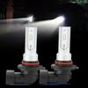 2pcs 72W 6000K White LED Fog Light Bulbs, Super Bright Decoding Car Hdlight Bulbs with Aluminum   and Design, for  9145