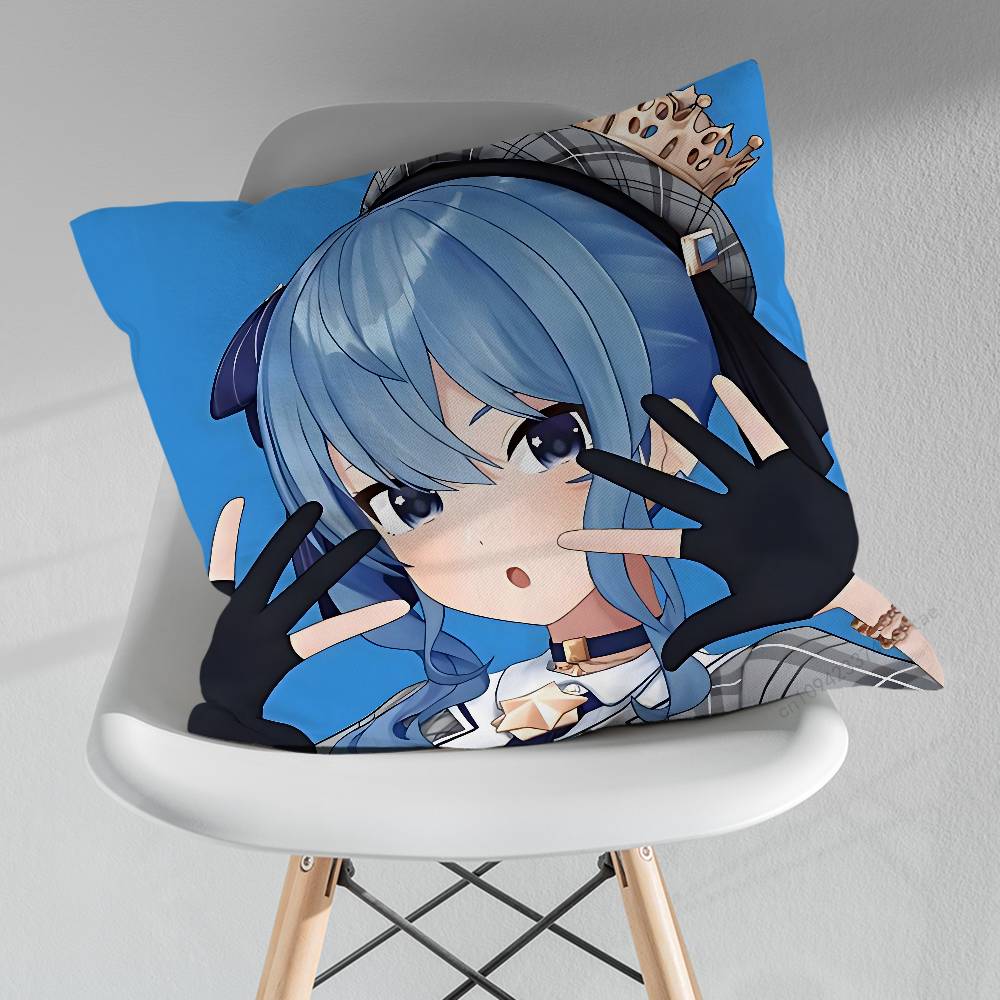 HHoshimachi SSuisei Throw Pillow Case Living Room Sofa Cushion Cover For Home Bedroom Decoration Protector