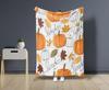 Inhand Fall Throw Blanket Halloween Pumpkin Autumn Plush Decor Fuzzy Picnic Blankets for Couch Sofa Chairs Cute Holiday for Gift