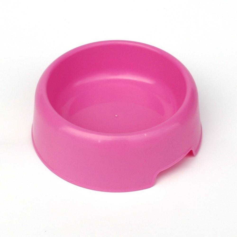

Round Shape Cat Bowl Plastic Pet Food Dish New Cat Food Bowl Pet Feeding рожевий червоний колір
