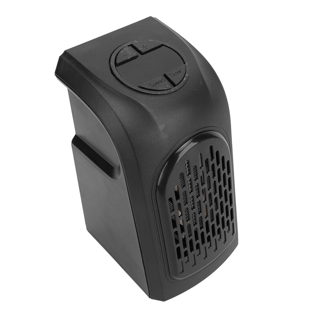 Plug In Heater with On Off Timer Digital Display High Security 400W Portable Plug In Space Heater for Travel EU Plug