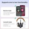 2 In 1 Bluetooth 5.4 Audio Receiver Transmitter Multipoint Wireless Adapter With Mic 3.5MM AUX Stereo Music For Car Airplane TV
