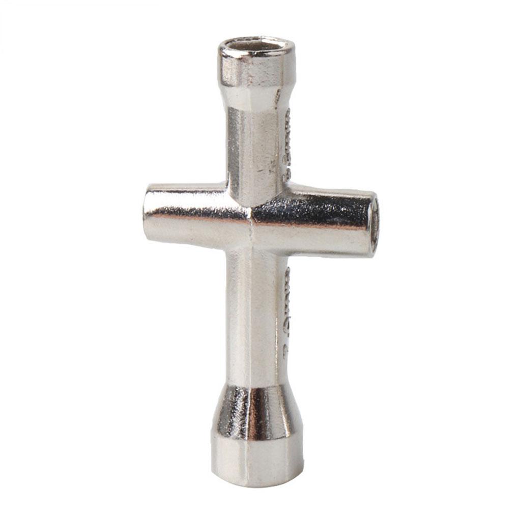 Compact And Heavy-duty Crosses Socket Wrench For Professional Silver Efficient