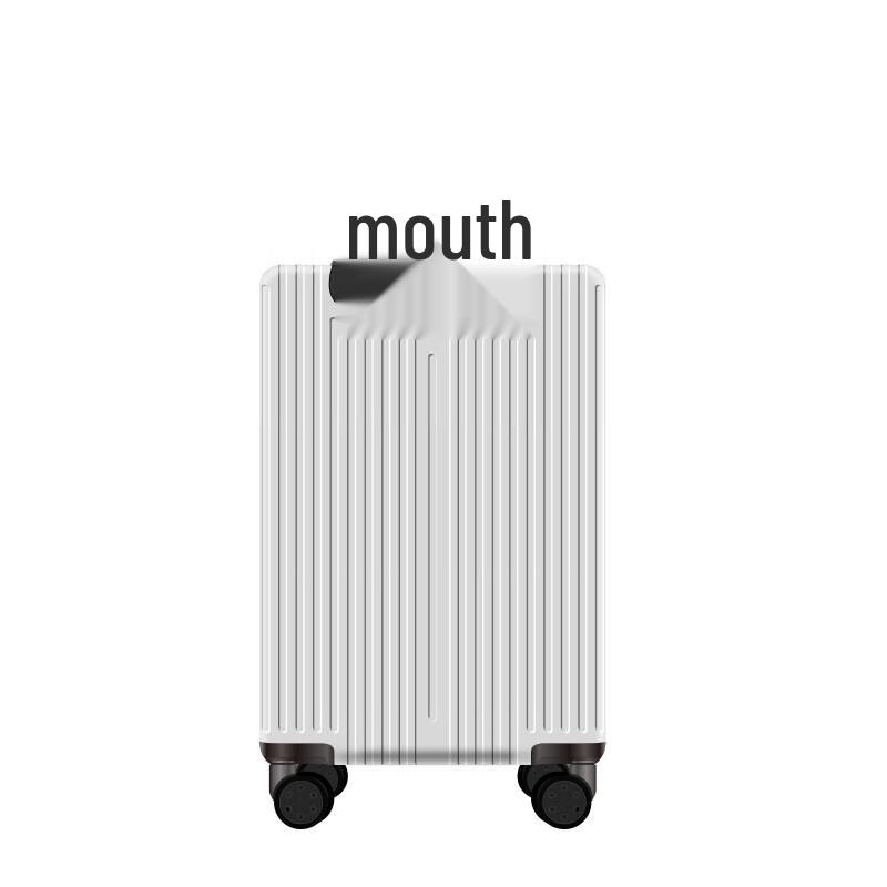 Folli Follie FF Vertical Stripe 20-inch Hardside Spinner Luggage 20-inch