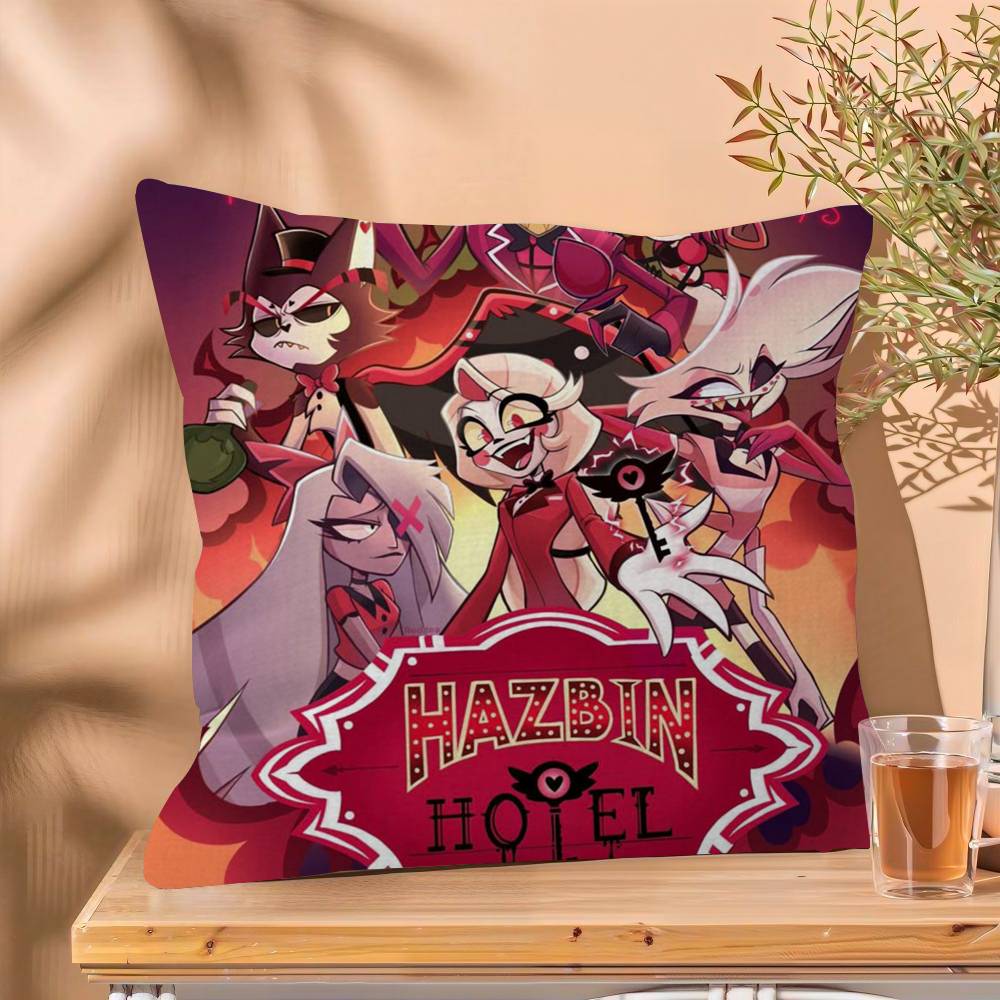 Аниме H-Hazbin H-Hotel Наволочка Подушка Чехол для Подушки Гостиная Диван Домашний Декор На заказ 30cmx30cm