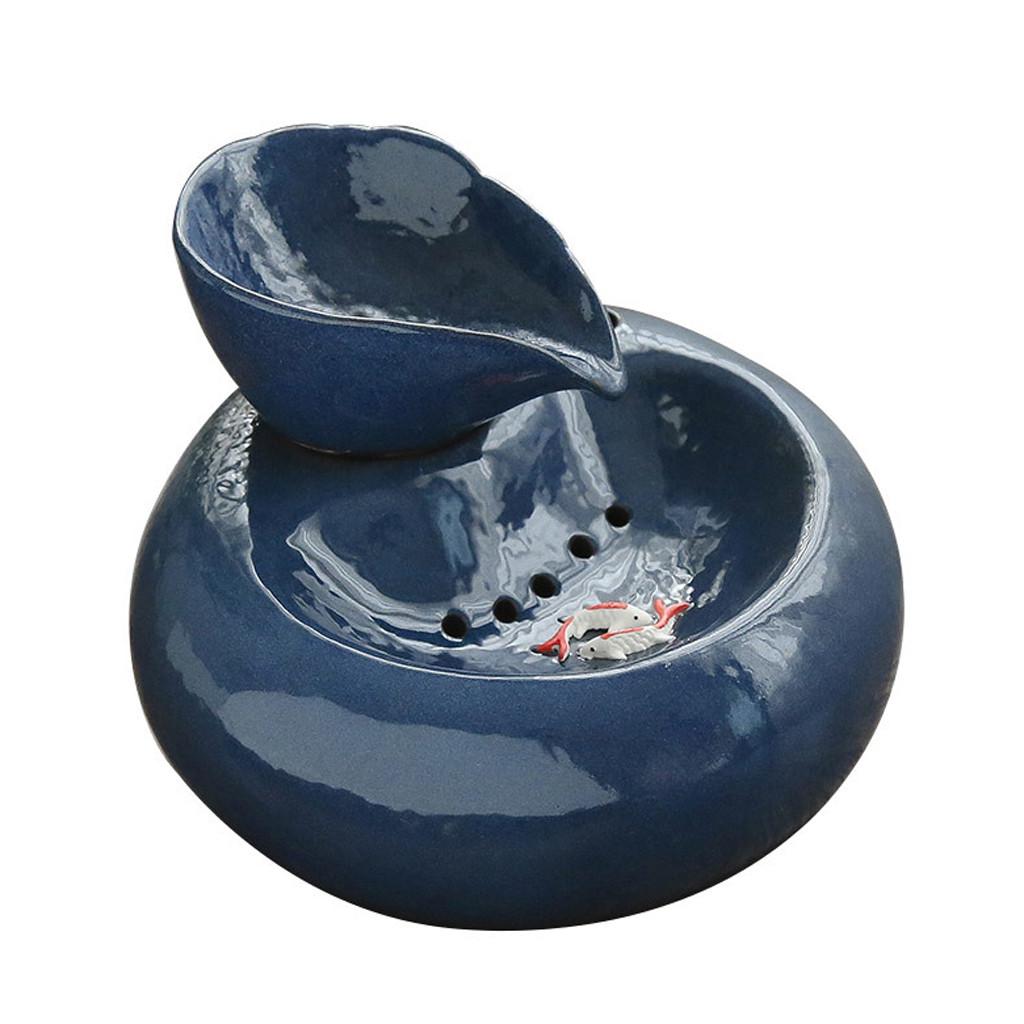 ceramic dog fountain