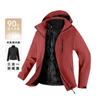 Outdoor 3-in-1 Down Jacket Windproof Waterproof Hiking Camping Winter Coat Men Women